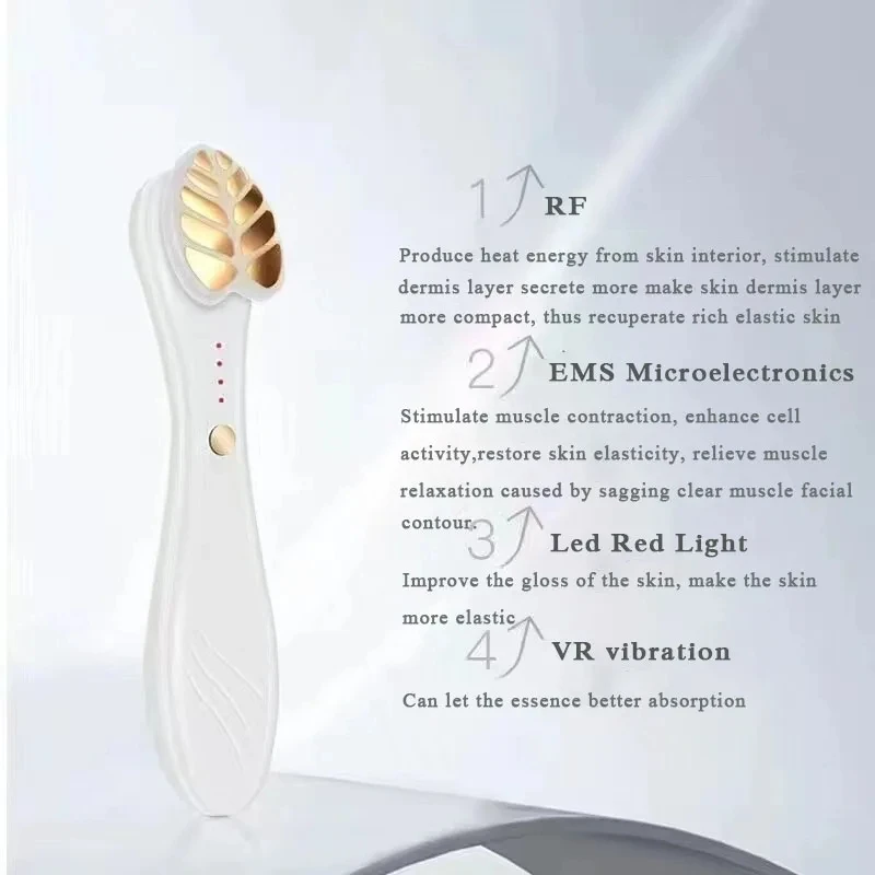 Heating Eye Radio Frequency Beauty Tool EMS Heating Micro Current Photon Skin Device Vibration Massage Skin Care Instrument New