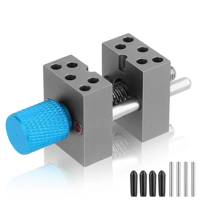 B84B-Metal Handy Mini Vise Clamp,Universal Drill-Press Vice Grip With 10X Alternative Holes For Scale Model Hobby