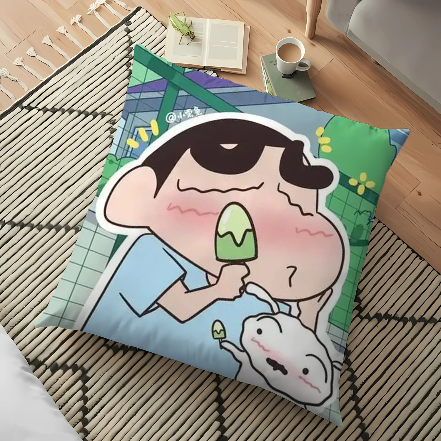 Crayon Shin-chan Pillowcases Woman Men Pillow Covers Anime Cartoon Pillow Cases Bedroom Cute Room Home Decoration Birthday Gift