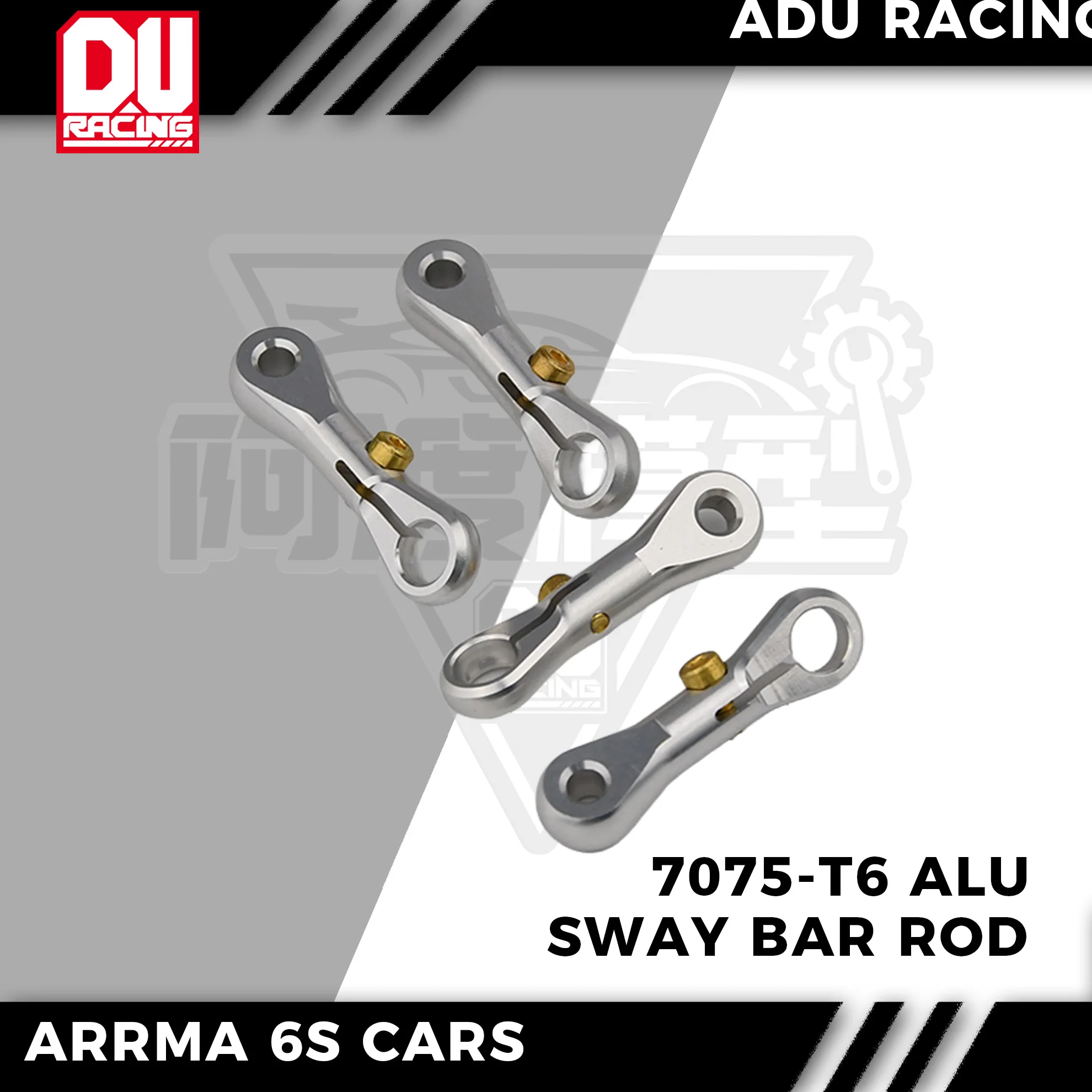 ADU RACING 7075-T6 ALU SWAY BAR ROD FOR ARRMA 6S CARS KRATON MOJAVE OUTCAST TYPHON LIMITLESS