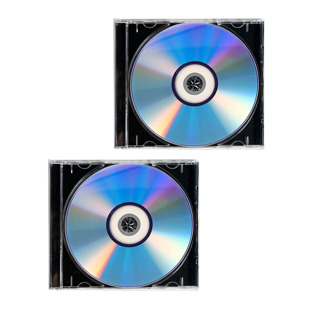 

2 Sets Blank Recordable Disc Empty CD Video Discs for Audio Writable Music Plastic Data