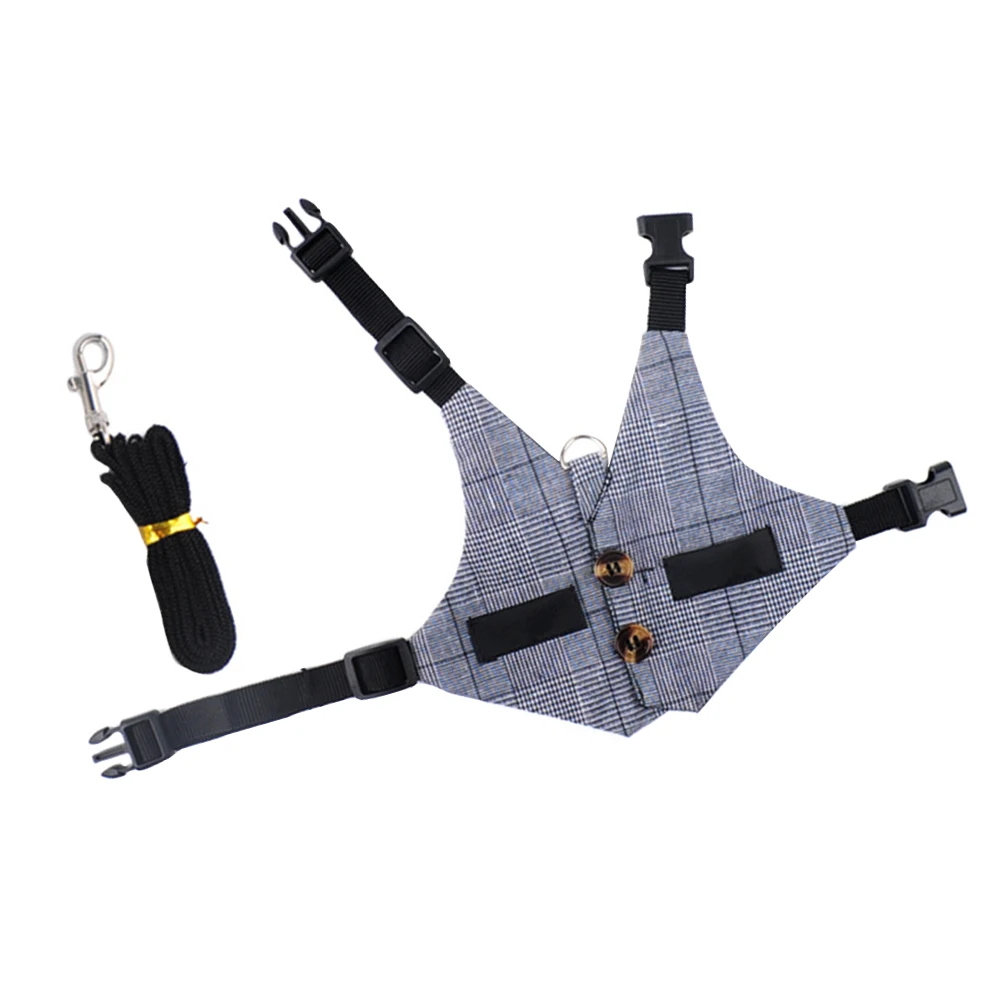 

Bunny Suit Strap Portable Rabbit Decorative Clothes Stylish Vest Harness Creative Animal Accessories for Rabbits Small