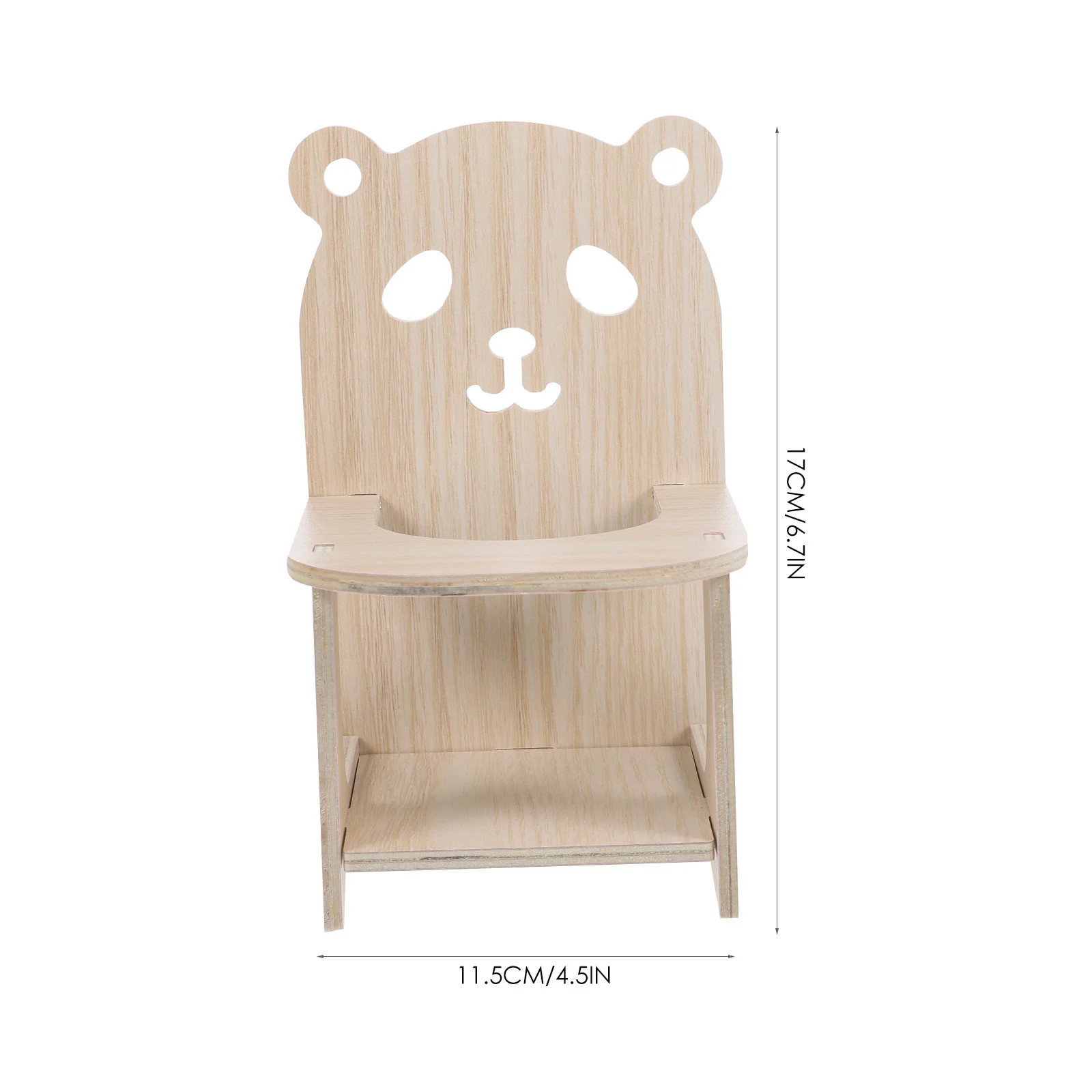 

1 set Hamster Chair Miniature Wood Feeding Chair For Small Animals Guinea Pig Hedgehog Chinchilla Cage Decor Pet Nest Hamster