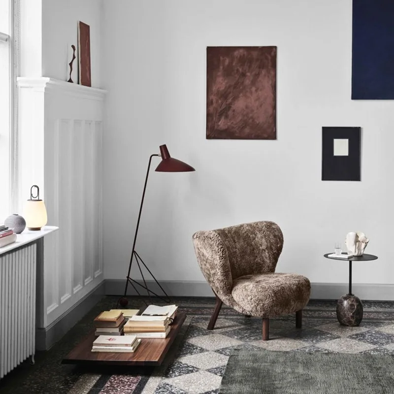 الدنمارك ترايبود مصباح أرضي حامل ضوء غرفة المعيشة غرفة نوم الجدول مصباح مكتب الخفيفة