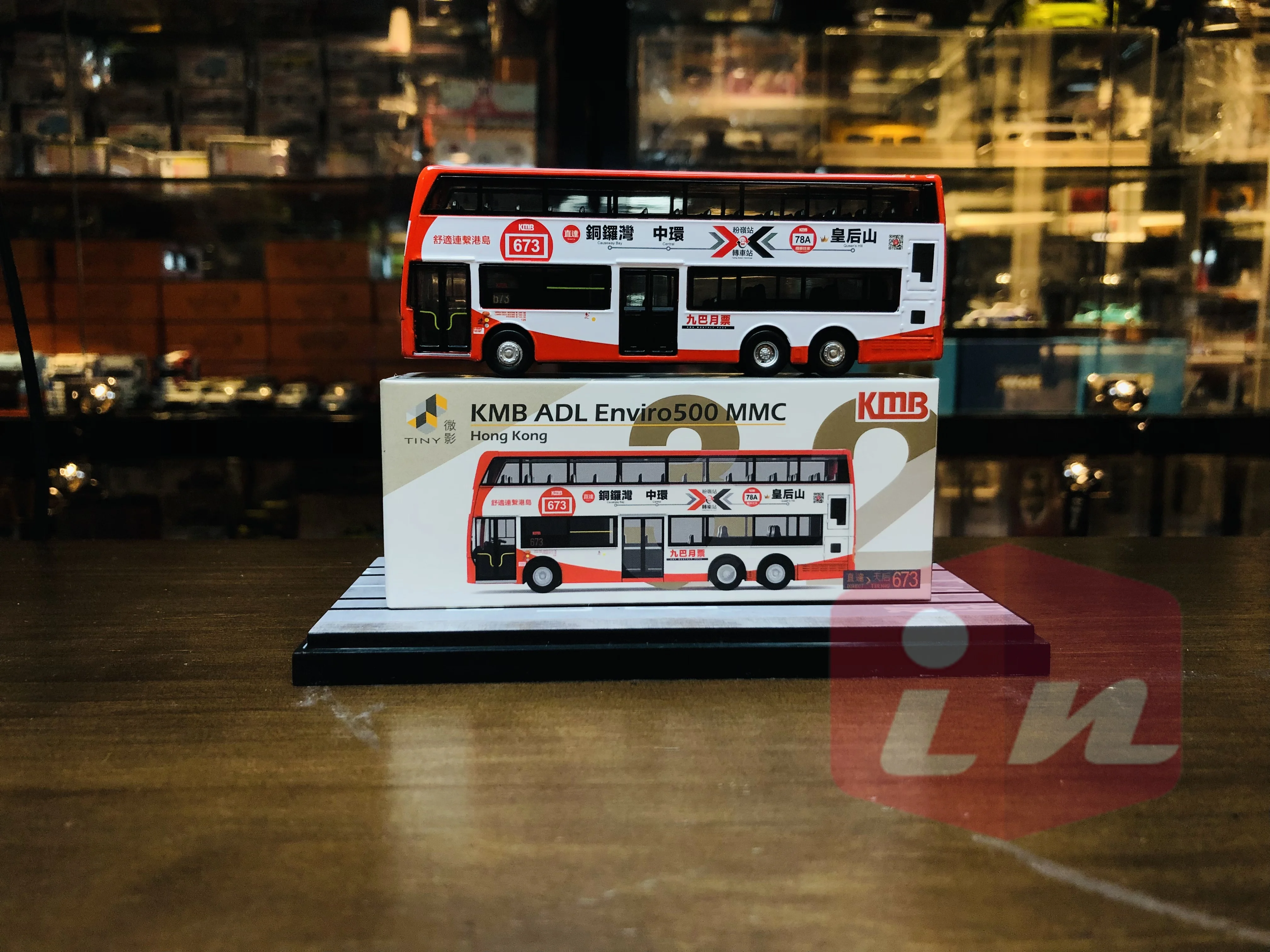 Tiny 1:110 KMB32 Hong Kong KMB ADL Enviro500 MMC Bus Diecast Model Car Collection Limited Edition Hobby Toys