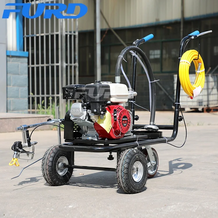 Best sell hand push cold spray airless road line marking paint machine