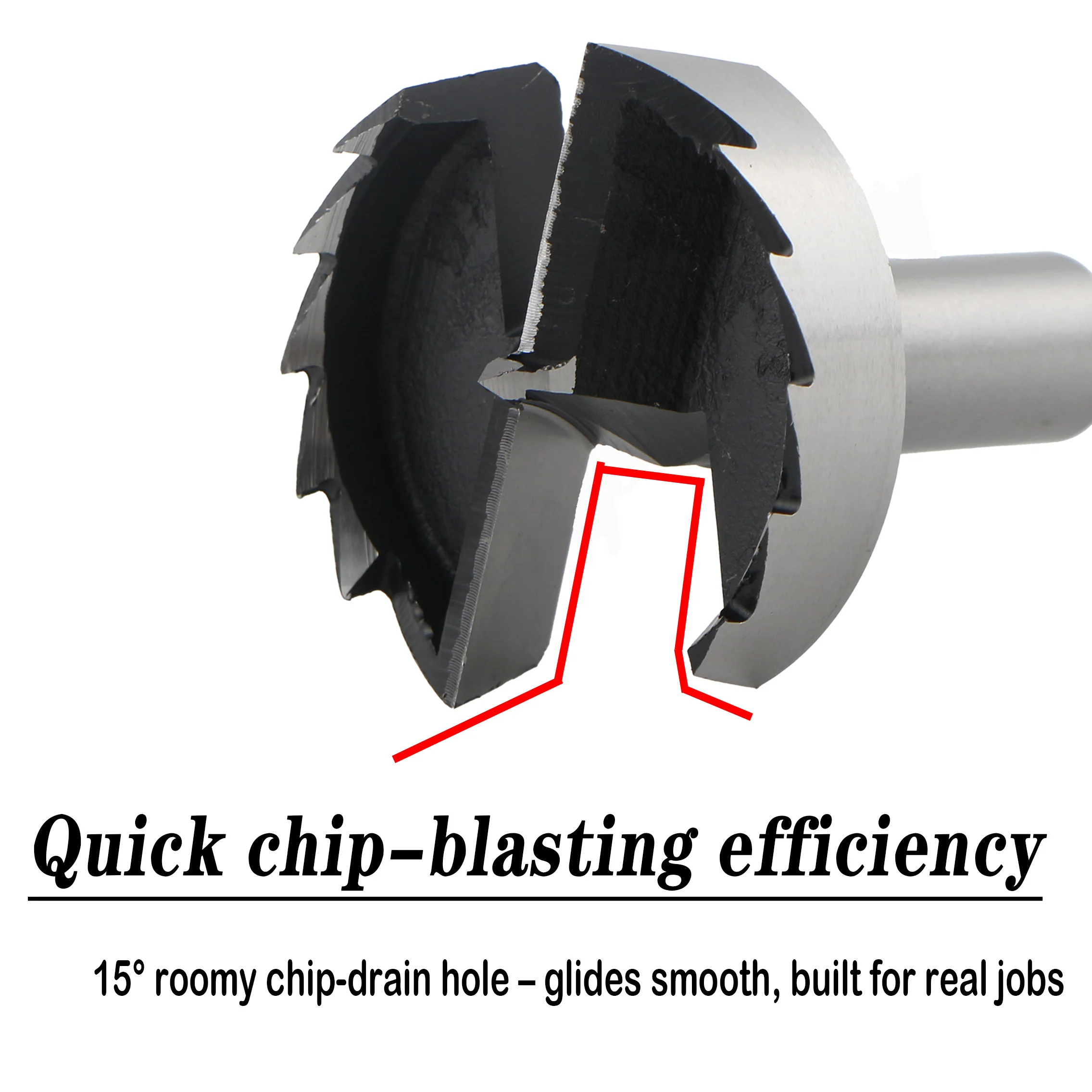 2 pçs haste redonda 6-100mm forstner broca multi-dente buraco de madeira viu madeira auto centralização dobradiça chato cortador de aço de alto carbono