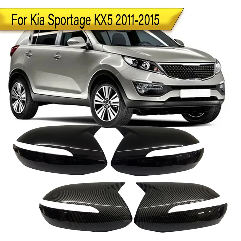 

Пара автомобильных боковых крыльев, крышка зеркала заднего вида для Kia Sportage KX5 2011 2012 2013 2014 2015, накладки на зеркало заднего вида