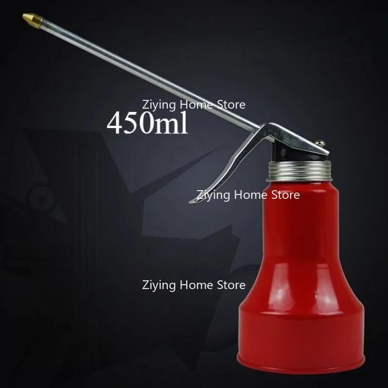 Suitable for 450ml High-pressure Oil Pot with All Metal Structure and Iron Plastic Cover