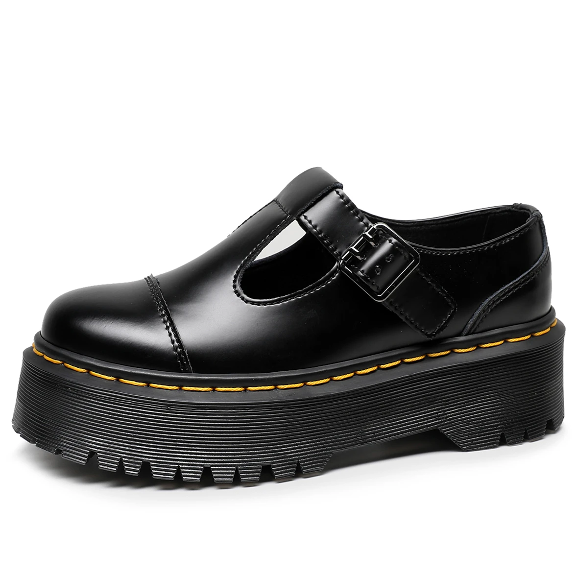 

Mary Jane Women's Shoes Summer Sandals Thick Sole Heightening Genuine Leather Round Toe Casual Shoes High Quality Elegant Cute Luxury Fashion Leather Shoes
