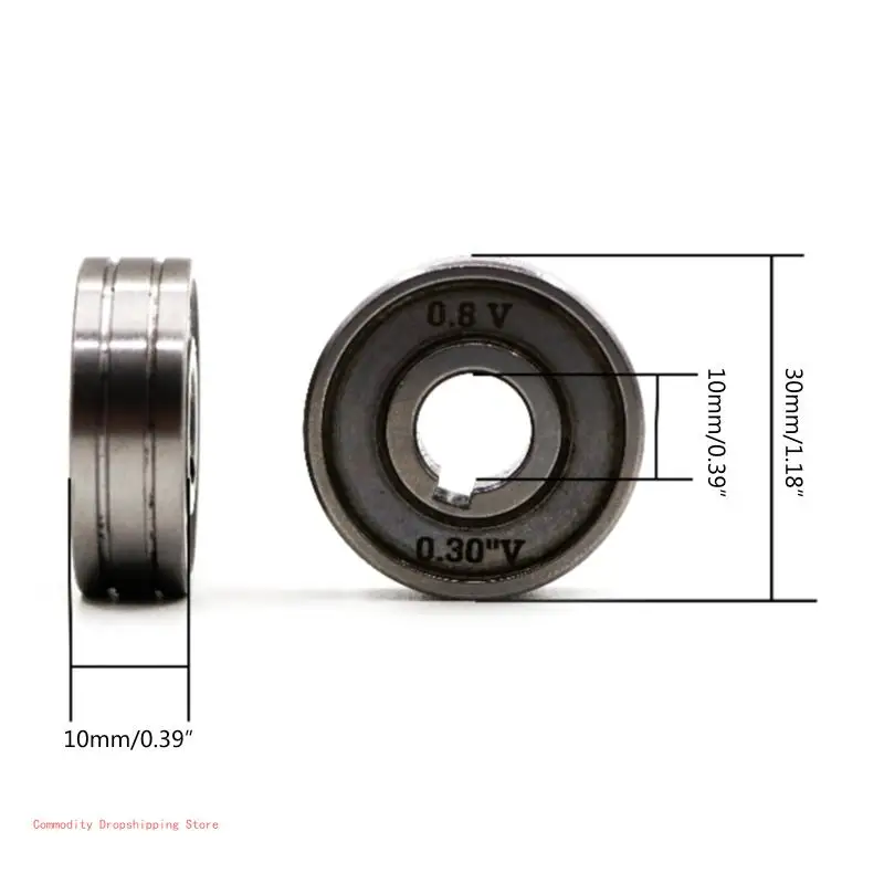 Professional MIG Wire Feed Roller Wheel KNURLED Guide Feeder Welding 0.6/0.8/1.0mm Industrial Grade Roller