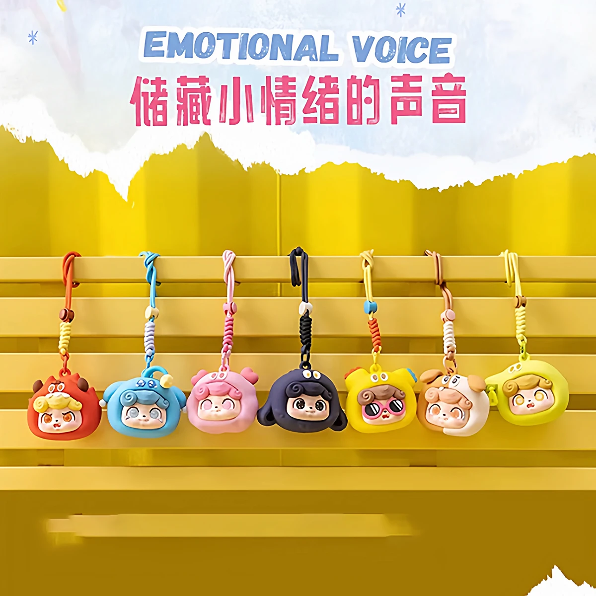 HIPLAY JOTOYS Q.Kid Monsters emocionales Mini Series Set Caja Caja ciega Figura