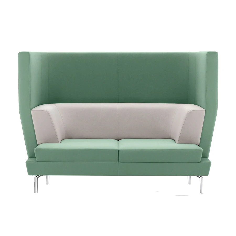 Meeting Sofa Pod Booth Private Commercial Curved Office with Weith Desk for Open Office Fabric Set Office Furniture Modern