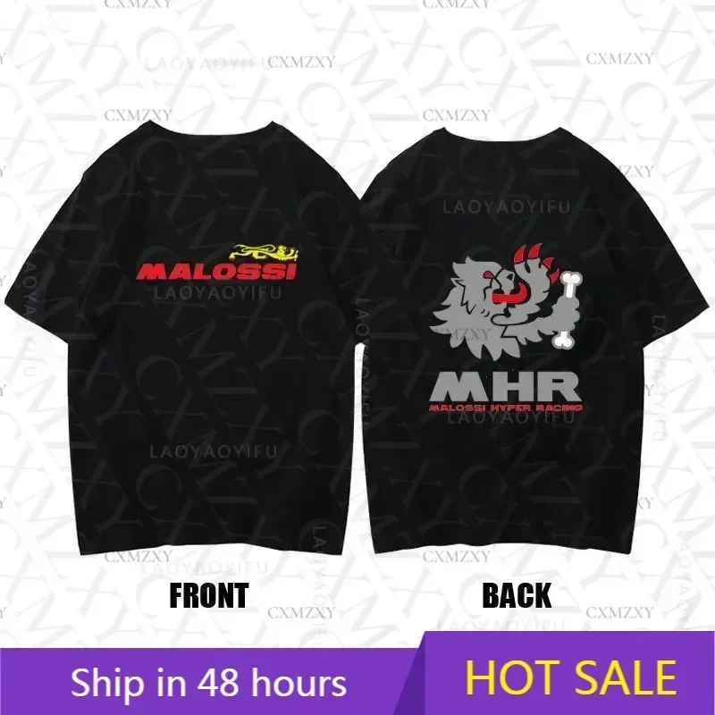 

Hot Sale New Fashion Malossi Theme 100%Cotton Summer Streetwear Clothing Short Sleeve T Shirt Y2k Funny Tee Unisex Graphicm