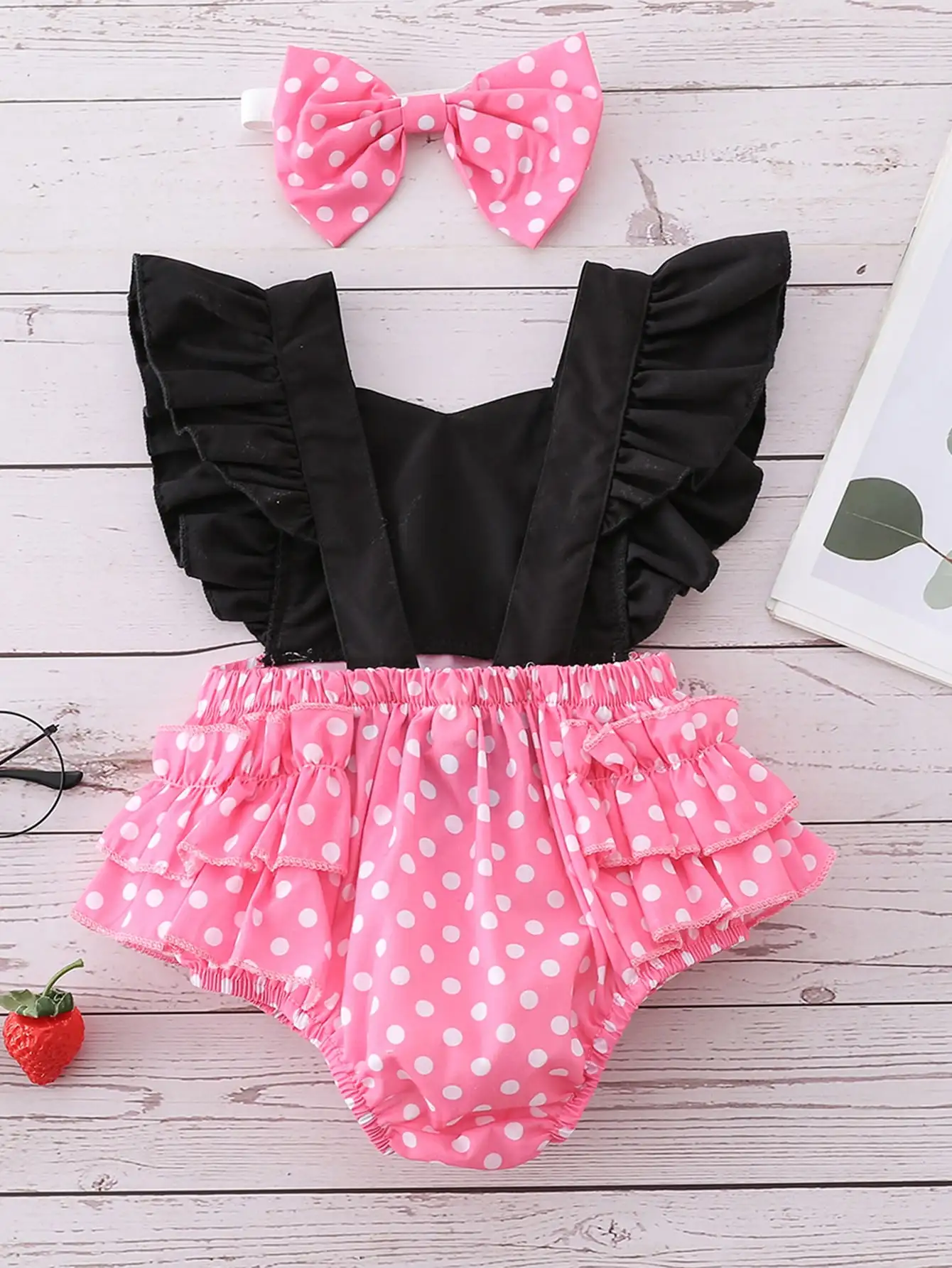 Baby summer leisure comfortable Qingxi cute jumpsuit