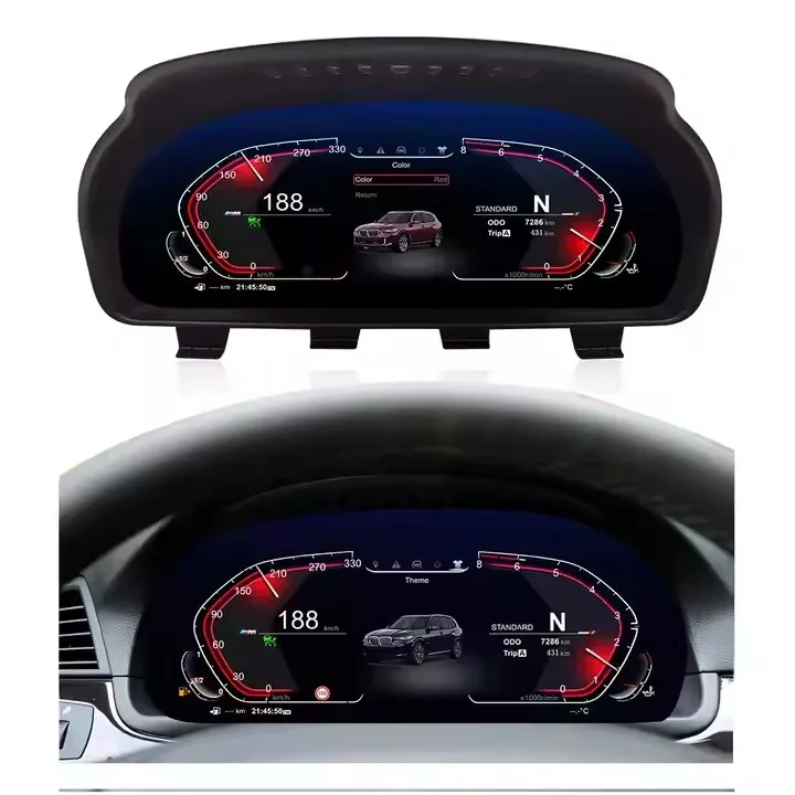 

12.3 Inch LCD Speedometer Dashboard Cluster for BMW 5 Siers GT F07 F10 F11 F18 X3 F25 X4 F26 X5 F15 X6 F16 LINUX