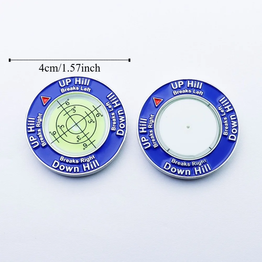 Strumenti da golf ad alta precisione Strumento di allenamento livellatore Indicatore di palline Golf Putt Ball Marker Utilizza facilmente il design versatile Livella a bolla da golf