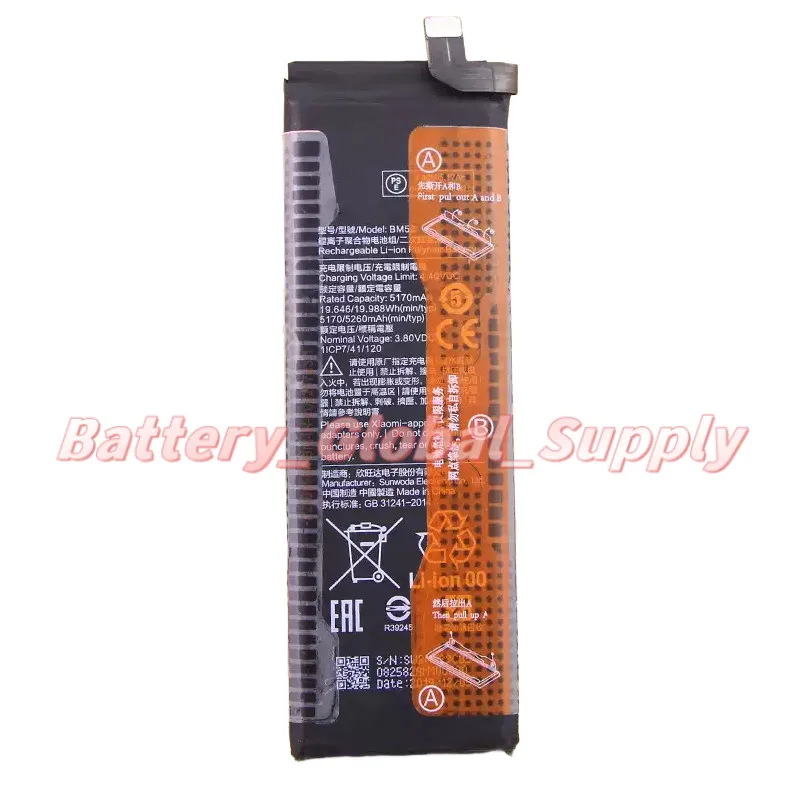 

3.8V 5170MAH battery for Note 10 BM52 fast delivery, high quality, brand new 1 piece