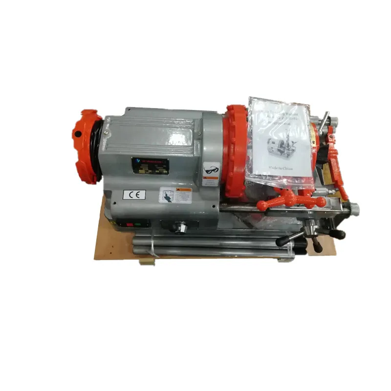 

Factory Top Quality 1/2"-3" NPT or BSPT Electric Tube Stainless Steel Pipe Threading Machine Bolt Threading Machine