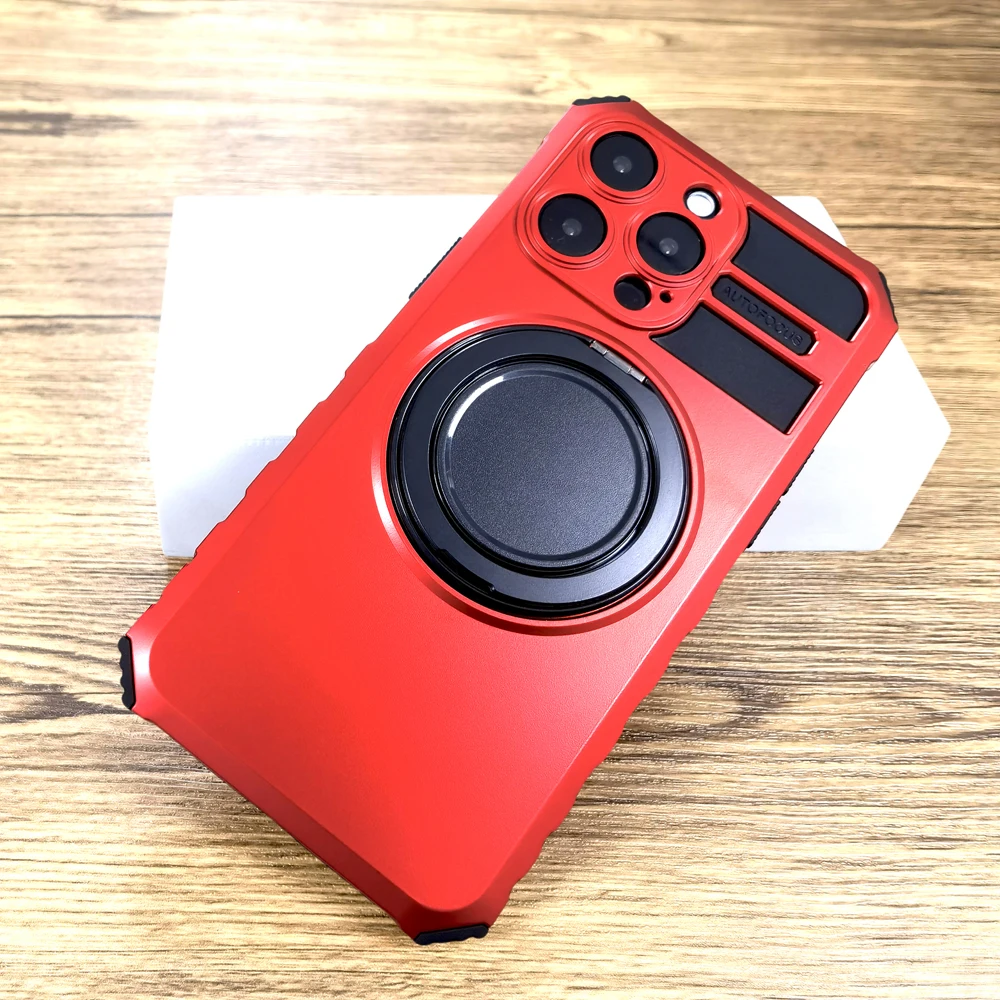 高級耐衝撃アーマーケース iPhone 16 15 14 13 12 11 プロマックス 16Pro 耐衝撃/落下 Magsafe ワイヤレス充電男性カバー