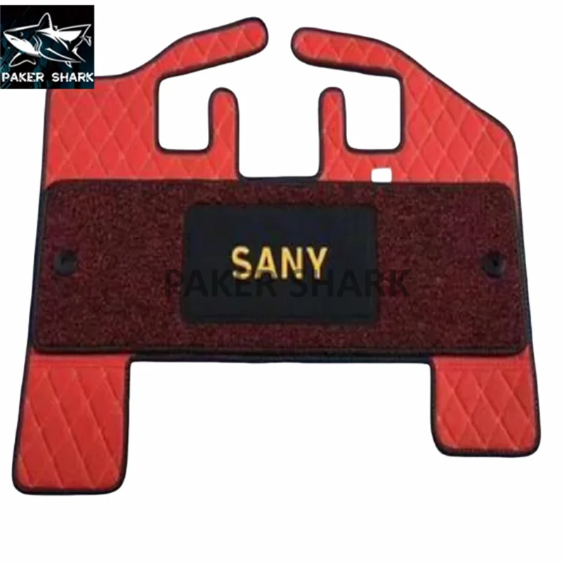 

For Sany Floor Mats SY55C SY60C SY75C Excavator Rubber Parts Cab Foot Mat Cabin Floor Mats