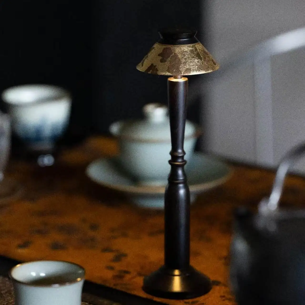 

Handmade Metal Zen Atmosphere Lamp Tea Room Bedroom Vintage Aesthetic Small Pendant Purely Selected by Shuqi