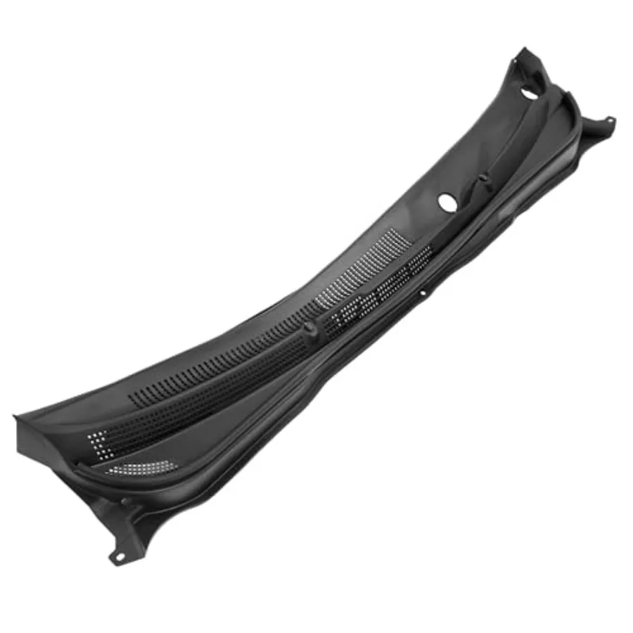 Front Center Luchtinlaat Raam Cover Ruitenwisser Cowl Panel Grille voor 2011-2014 Sonata Vervanging Compatibel met 86150-