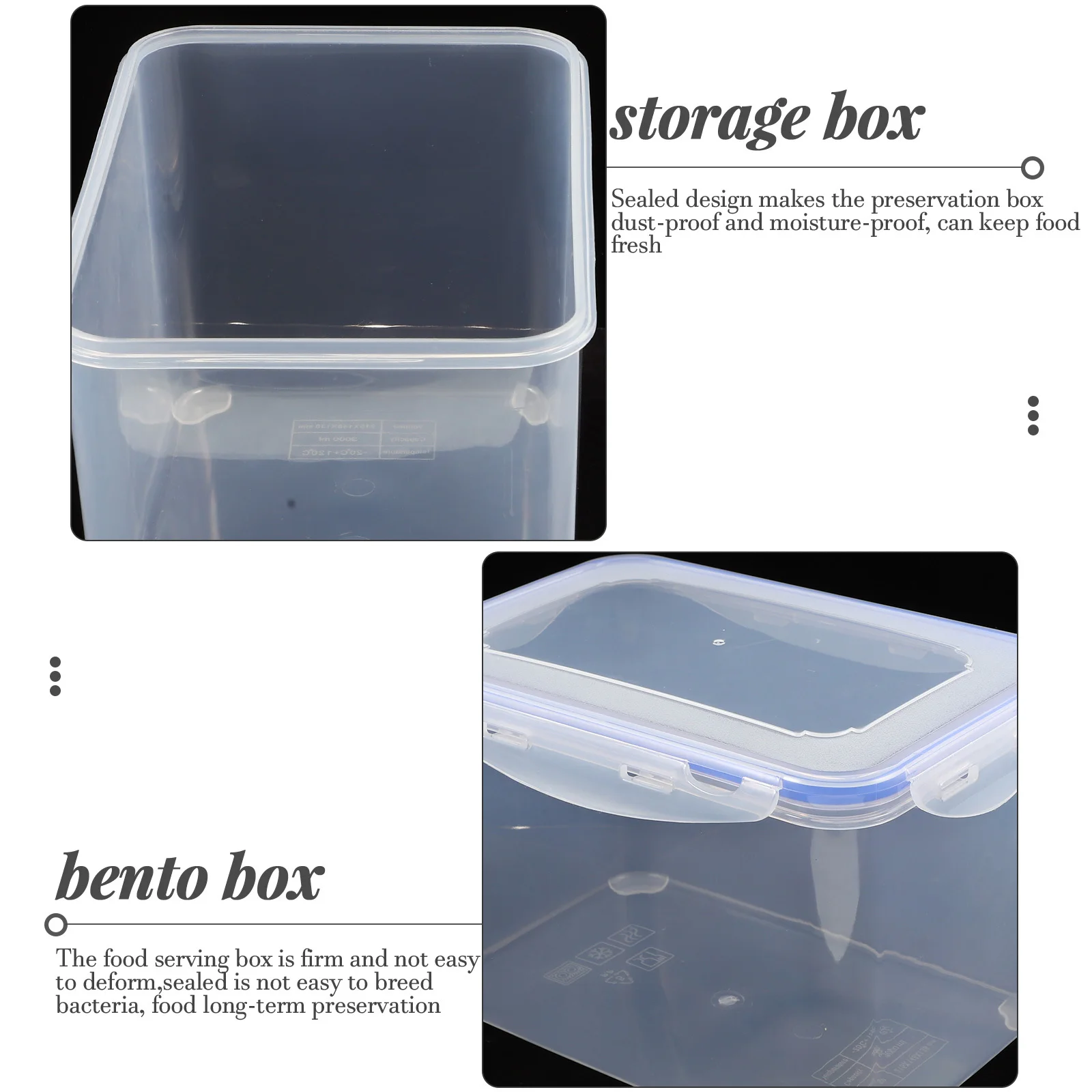 

Прочный ящик для хранения свежести, контейнер для хранения продуктов с крышкой, сверхмощный держатель для бенто, кухонный уличный холодильник для овощей