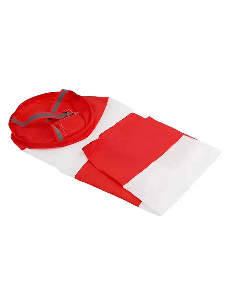 Airport Windsock Reflective Waterproof Oxford Cloth Wind Measurement Sock Bag Outdoor Wind Direction Warning Sign Garden Decor