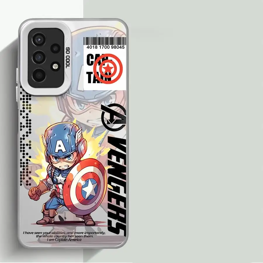 Captain America The Hulk Case for Samsung Galaxy A20 A51 A30 A50 A71 A03 A05 A21s A10 A03s A72 A73 4G Bumper Capa Cover image 5
