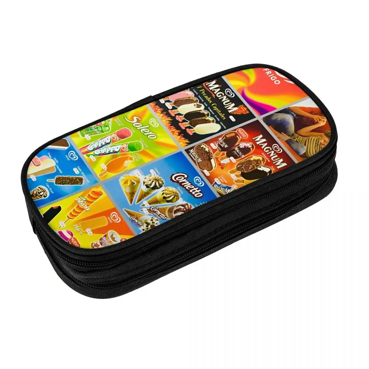 

Classic Cute Ice Cream Pencil Case Pencil Box Pen Kids Big Capacity Bag Students School Cosmetic Stationery