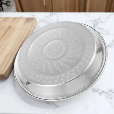 

Pot Steamer Tray Stainless Steel Food Steaming Basket Kitchen Steamer Tray 31cm Steaming Rack for Vegetables Meat