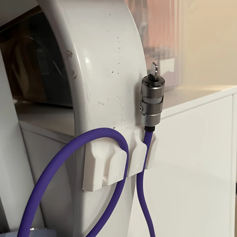 Cable Organizer,Wire Management Clip, Adhesive Cable Clips for Desk, Home, Office, USB Charging Cables,Easy Install, 3 Slots