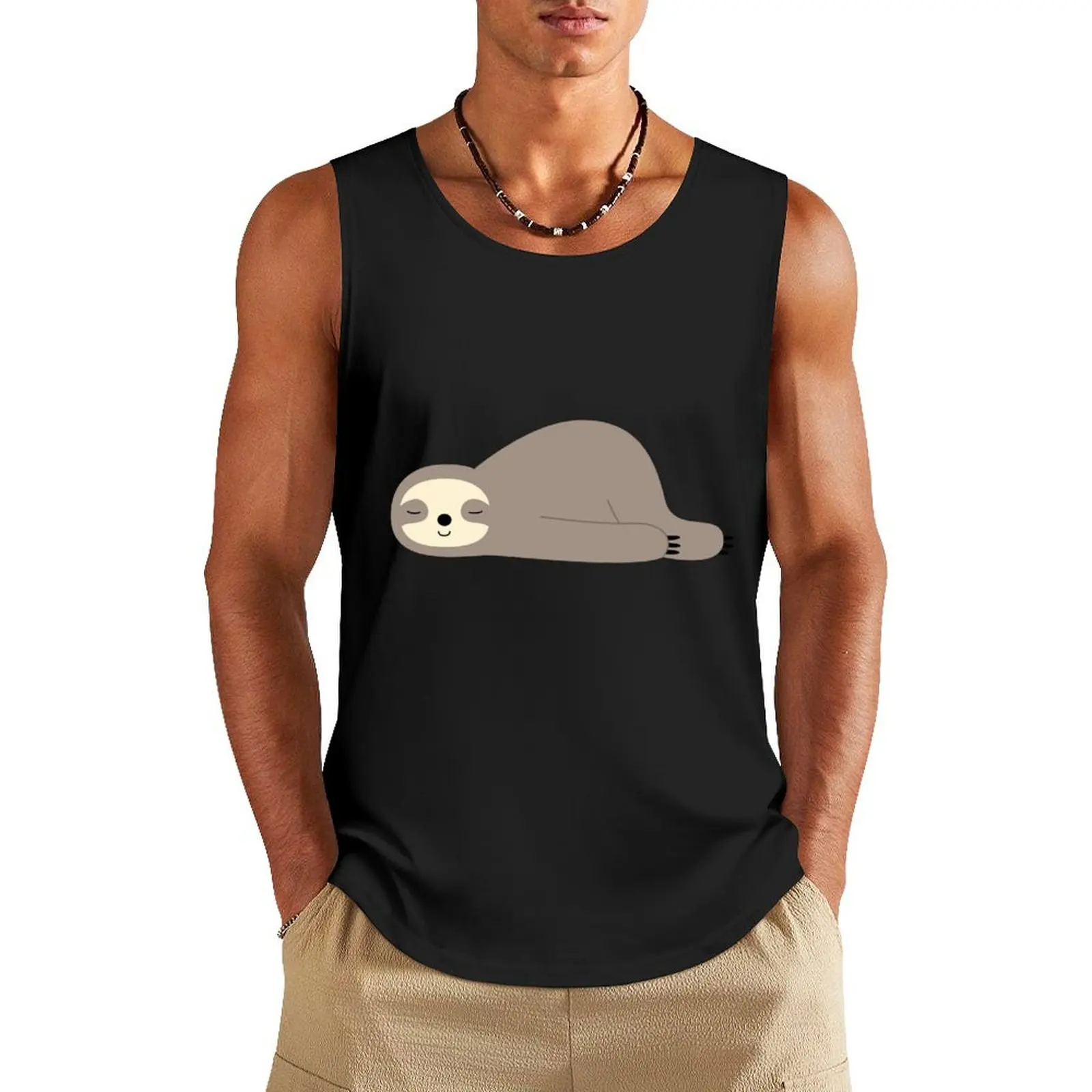 

Do Nothing Tank Top sleeveless vests mens gym clothes male top Bodybuilding shirt