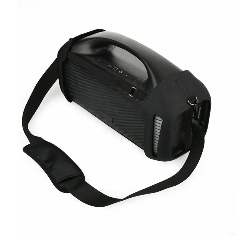 Travel Friendly Speakers Case With Padded Shoulder Straps Scratch Protections for StormBox Speakers Case Protector