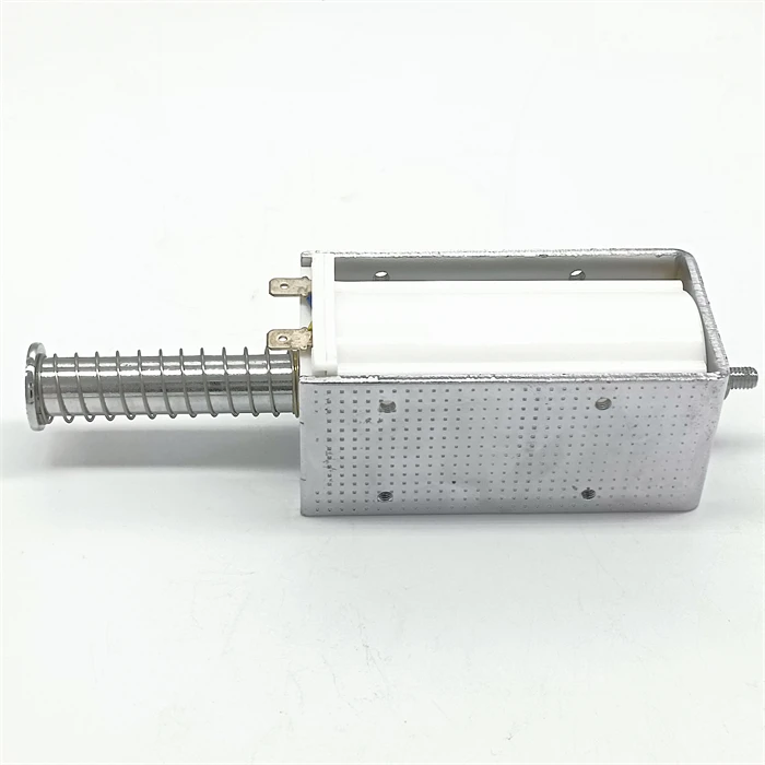 New arrival 50mm long stroke solenoid dc 12v electromagnet solenoid of Push pull type frame customizable
