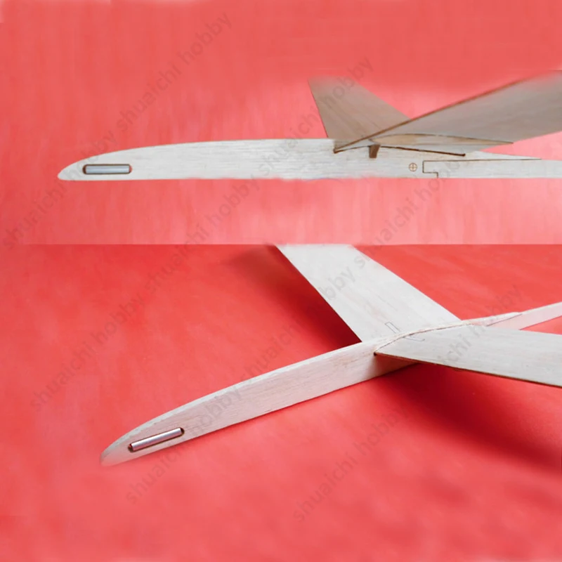 1 Juego de modelo de avión de madera hecho a mano, deportes al aire libre, juguete volador, planeador, envergadura, Kit de montaje de 300mm para aviones RC hechos a mano