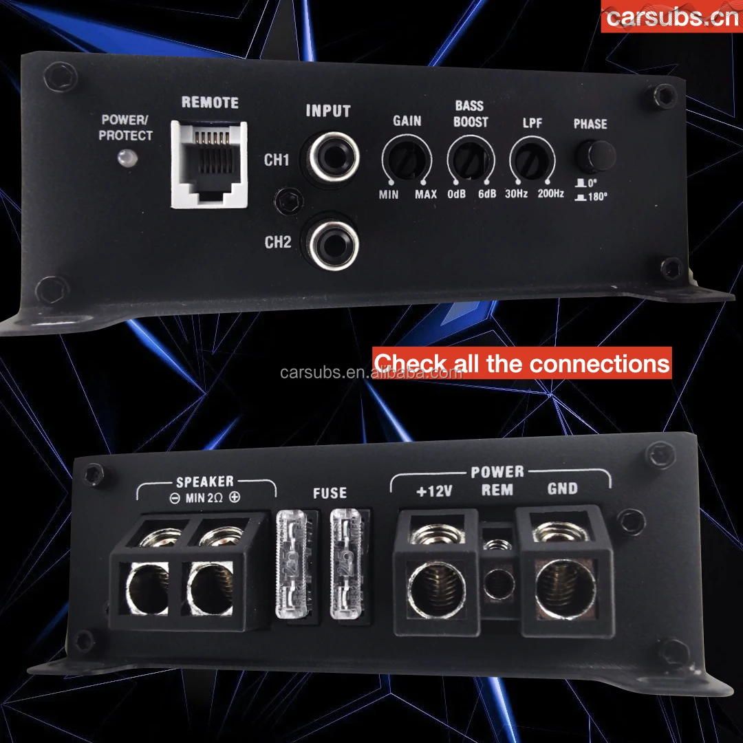 クラスdカーサブウーファーアンプ、スピーカー用モノブロック、モノ600w、2オーム、ピーク1200w、8インチ、10インチ、12インチ、2025