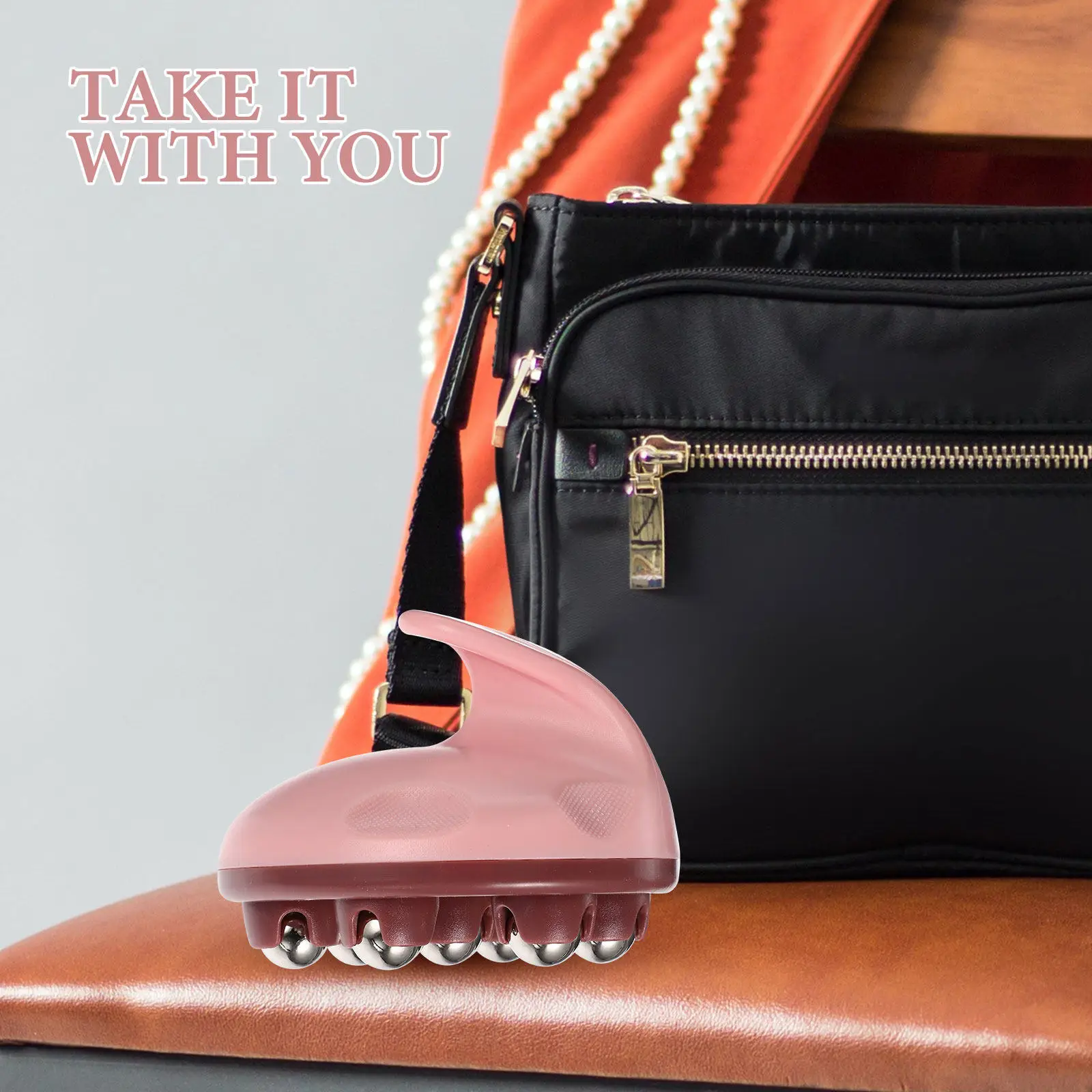 

Массажный ролик для всего тела, компактный массажер для точечного массажа, для шеи, спины, стоп, рук, профессиональный инструмент для улучшения кровообращения и расслабления