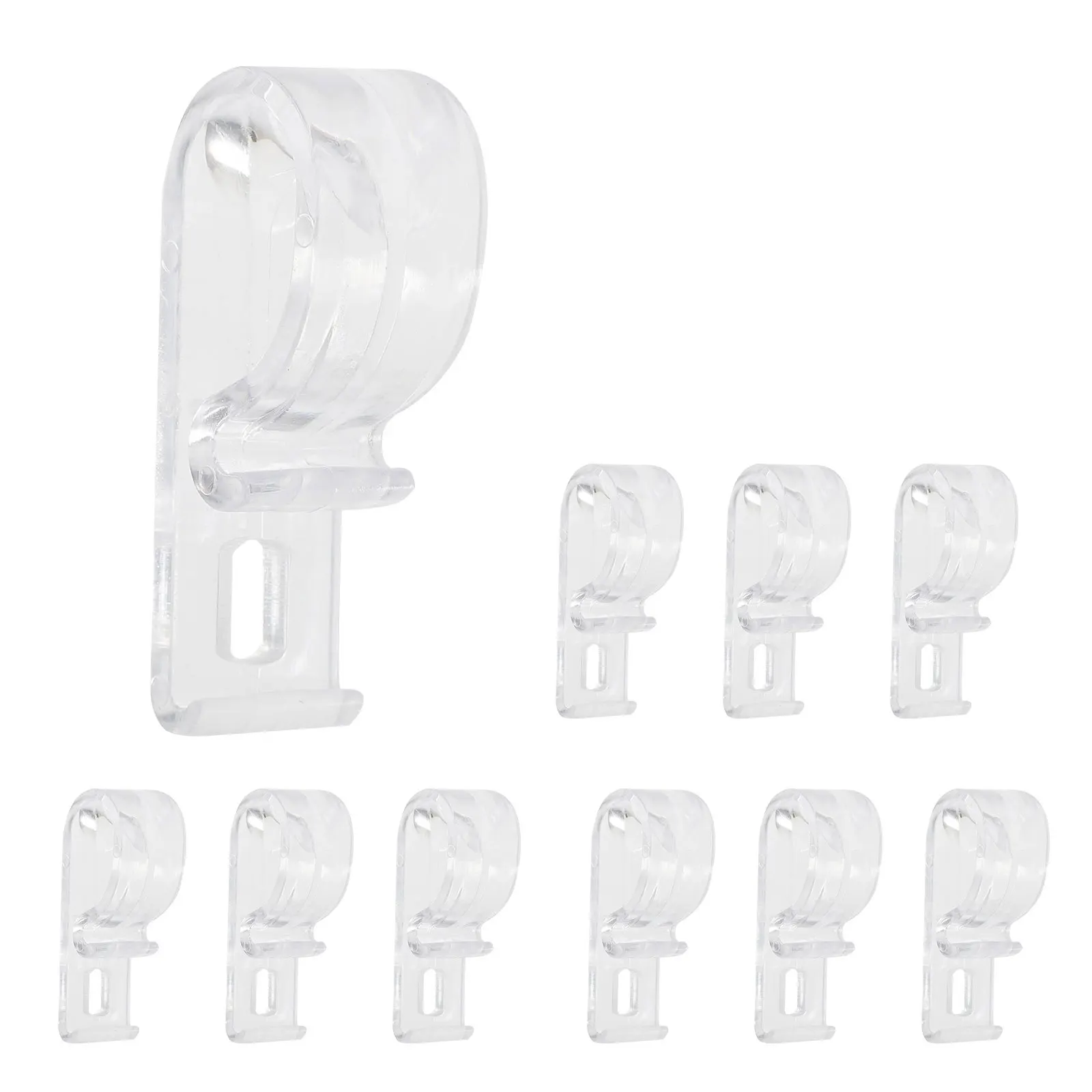 10 قطعة مقاطع الظل الأسطوانة حامل الحبل أعمى آمنة سميكة الستار سلسلة خطاطيف مشبك نافذة مرنة تحديد أعمى