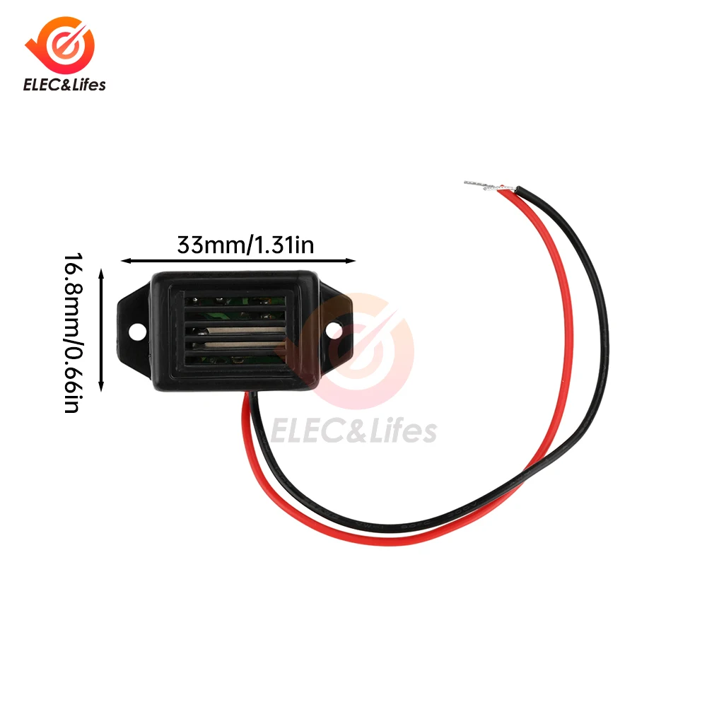 1pcs Alarm Buzzer 2315 DC 3V/6V/9V/12V 85dB Mini Electronic Alarm Buzzer High Decibel Vibration Alarm Sound 23mmX15mm