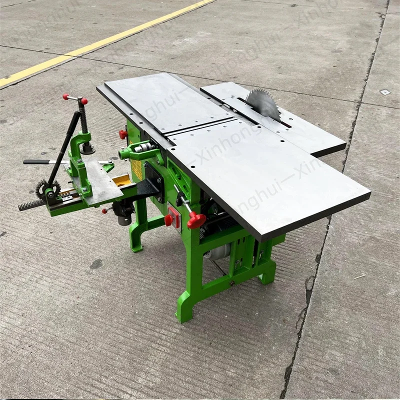 wood planer and thicknesser with mortise jointer table multi functional combined woodworking machine