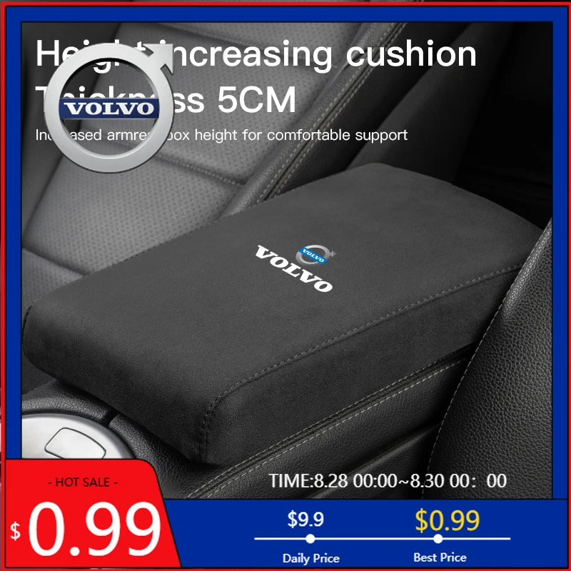 

Центральные колпачки для колес, автомобильный подлокотник, коврик из пены с эффектом памяти, подушка для подлокотника, аксессуары для Volvo XC90 V90 V60 XC60 V40 S80 S60 S90 C40 XC40
