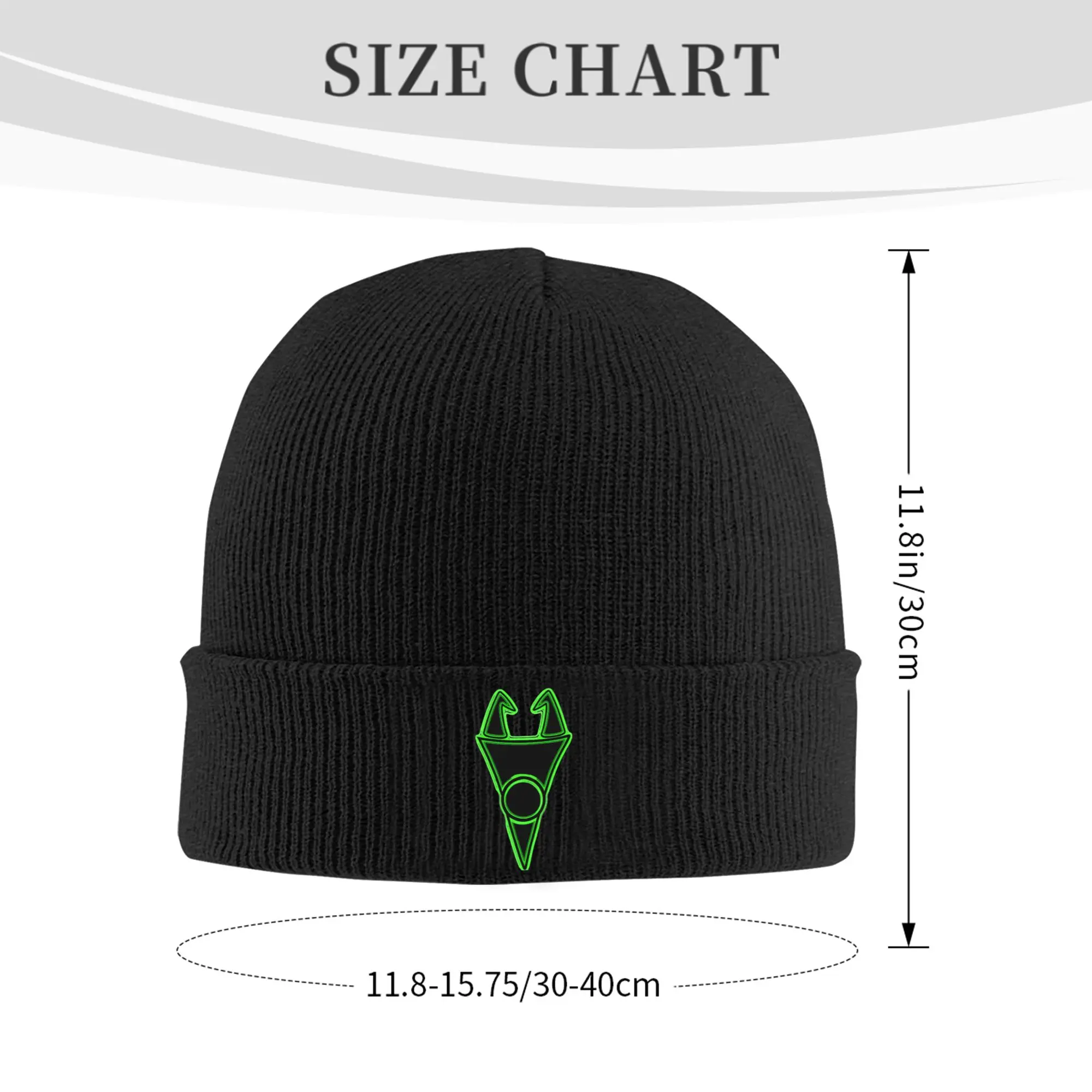 Irken Invader Symbol Knitted Hat Beanies Autumn Winter Hat Warm Acrylic  Fashion Invader Zim Cap Men Women Gift,