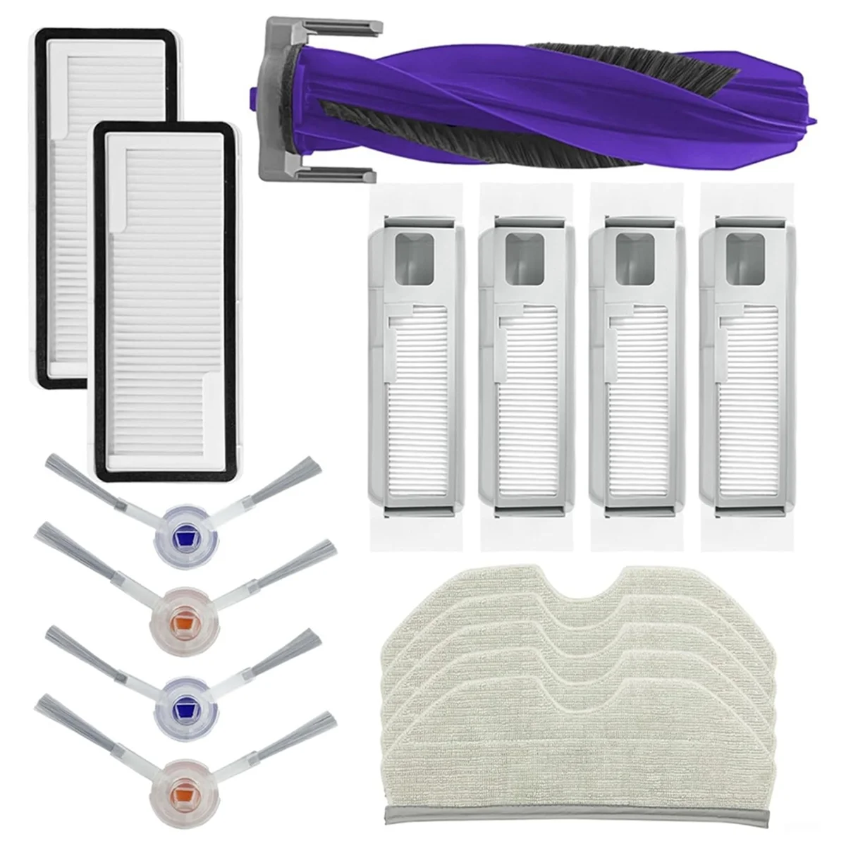 ل Narwhal Freo X Plus جهاز آلي لتنظيف الأتربة فرشاة جانبية رئيسية فلتر Hepa ممسحة أكياس الغبار القماش استبدال أجزاء