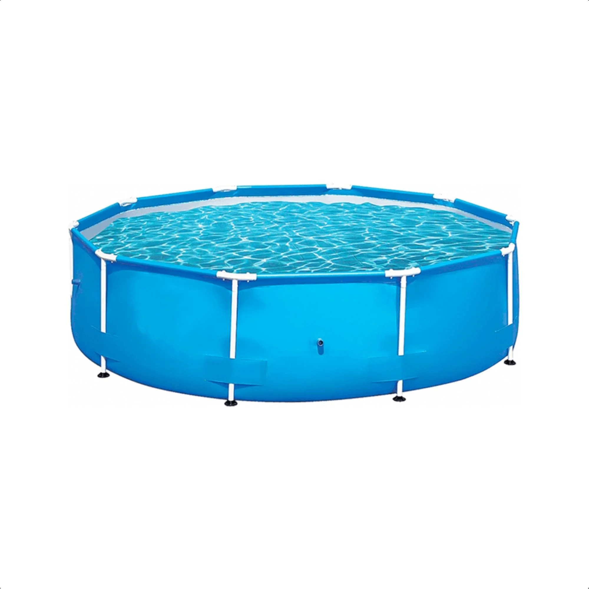 Marco redondo para piscina, 5000L, PVC, 3,05m x 76cm, Color azul, Kit de reparación BEL - 510000