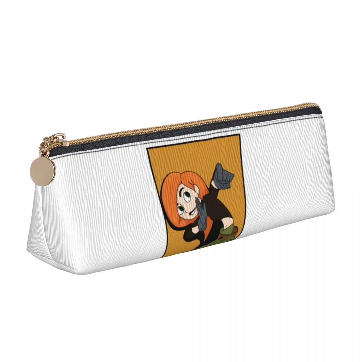 Kim Possible – trousse à crayons Style panneau de bande dessinée, pochette de rangement, fournitures de papeterie, boîte à stylos, sac à crayons pour garçon et fille, école