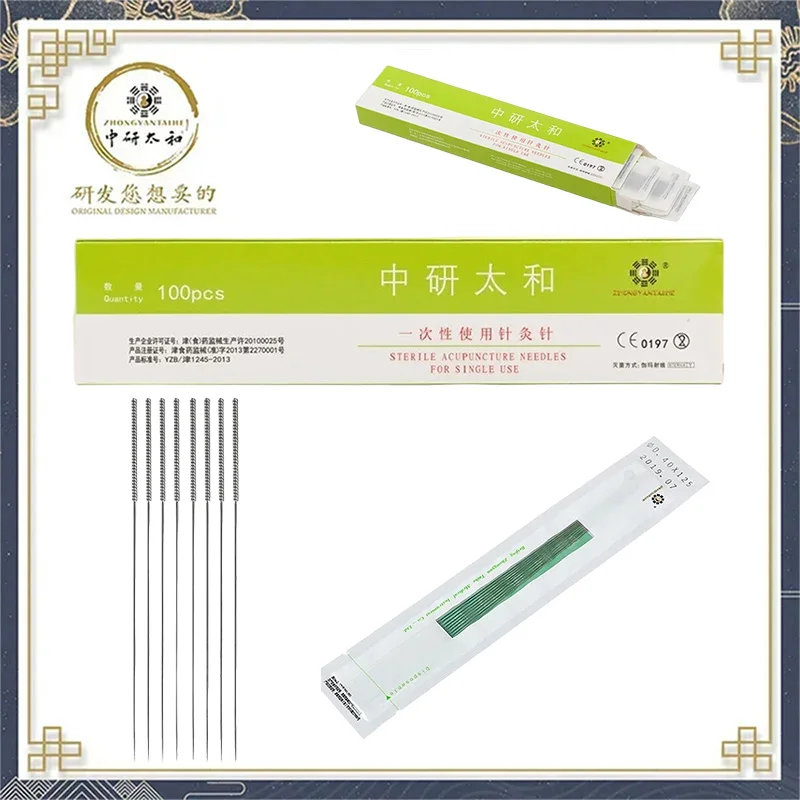 

Large-sized Acupuncture Needles 100PCS/1 BOX Disposable Sterile Acupuncture Needles for Massage Pain Relief and Relaxation