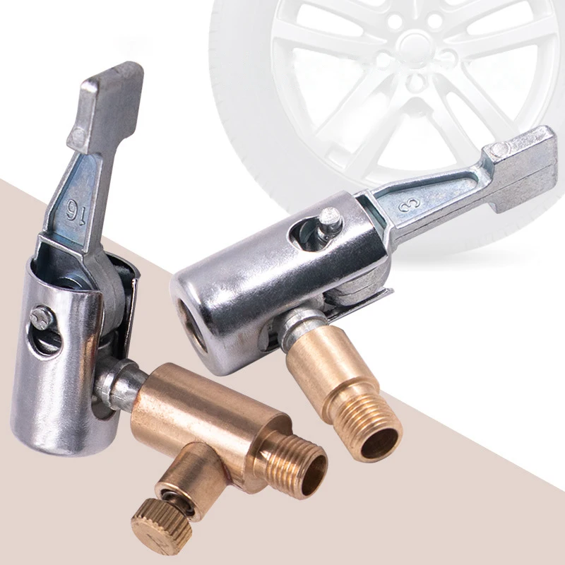 Portable Inflatable Pump For Car Tire Air Chuck Compressor Tire Inflator Tire Chuck With Barb Connector For Hose Repair - view 3