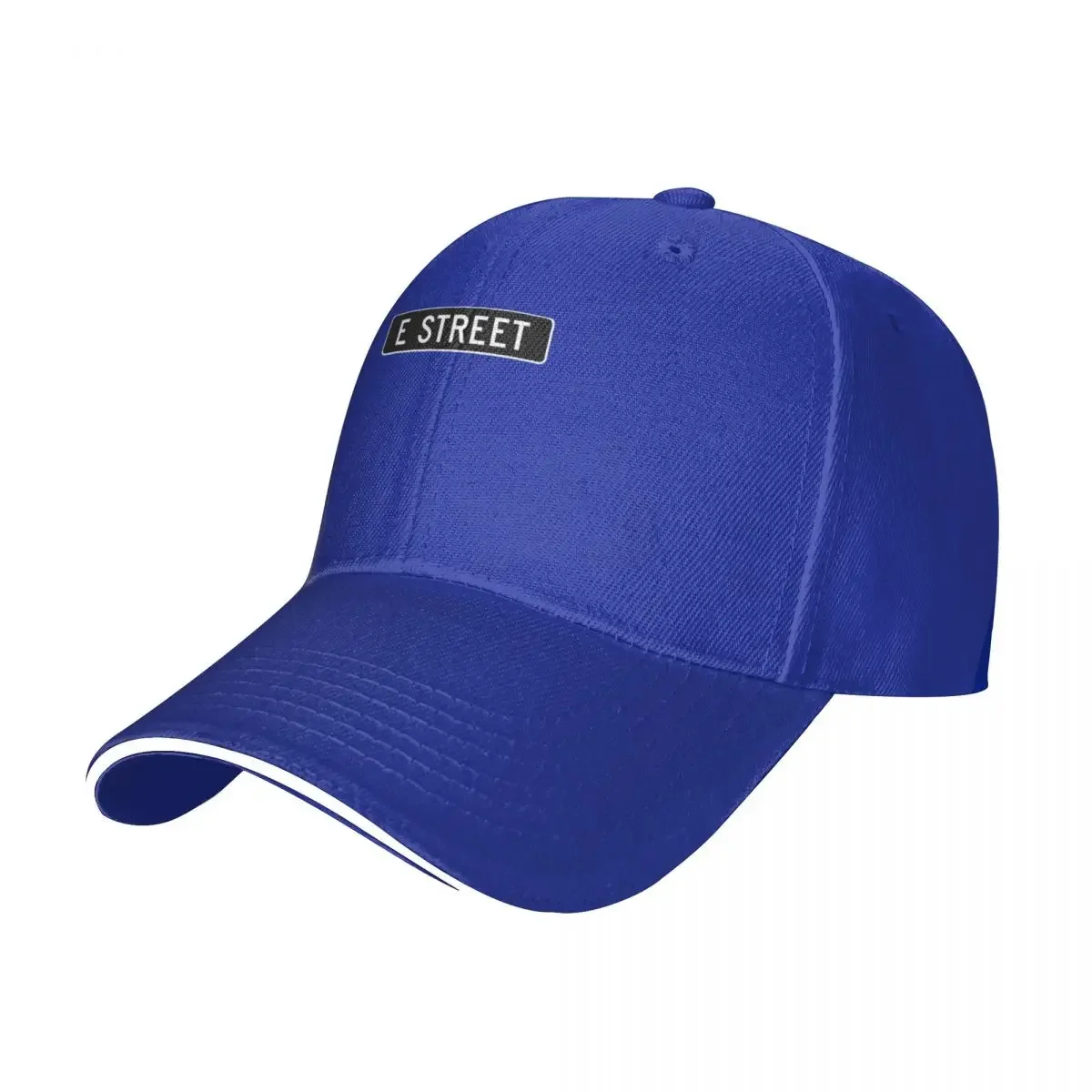 E street, vintage street sign Baseball Cap Fishing Hat New In The Hat Hood Women'S Hat Men'S